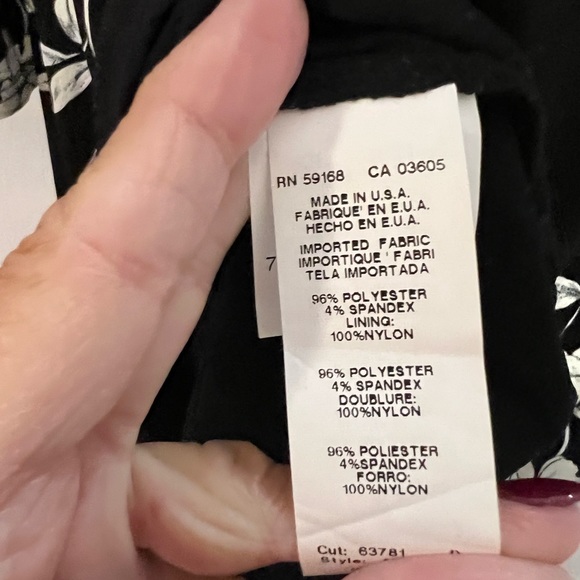 Karen Kane Dress NWOT Taylor Bell Sleeve A-Line Black & White Super Flattering! - Picture 12 of 14